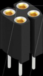 BL 6 4 Socket, 2-row, 2 x 2 - 2.54 mm