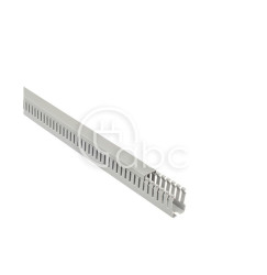 Korytko kablowe cienkogrzebieniowe T1-E, 25x40x2000 mm, szare, B01163