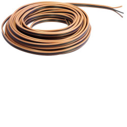 econ connect KL3X014HBRSWDBR5 Strand 3x0.14mm&#xB2; Light/Dark Brown 5m