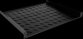 26210020 19-inch shelf, 1 U, black