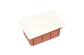 Puszka podtynkowa 98x152x70mm ze śrubami biała OL10003