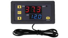 Termostat Elektroniczny Panelowy 24V Dc Tp2-24V