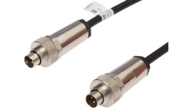 Vk107f46, Kabel Połączeniowy, 1 M, M9 Męski (Złącze) 4-Pinowy Prosty, M9...