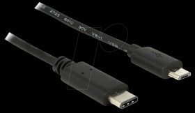 83333 Cable USB Type-C™ 2.0 male &gt; USB 2.0 Type Micro-B male