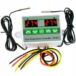 Termostat elektroniczny regulator temperatury sterownik 2w1 1500W 230V