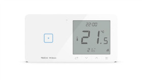 Sinum Wsr-01L Regulator Pokojowy + Włącznik Jednopolowy Lewy Kolor Biały