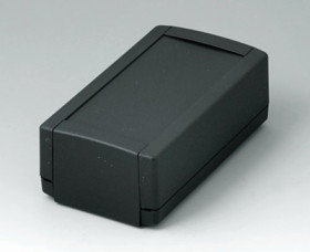 ABS enclosure, (L x W x H) 123 x 68 x 30 mm, black (RAL 9005), IP40, B1050369