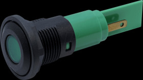 19381255 LED signal light, green, 12 VAC/VDC, Ø16 mm, 1200 mcd