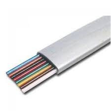 Przewód telefoniczny płaski 8żył biały