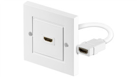 Gniazdo Ścienne Hdmi™, Pozłacany