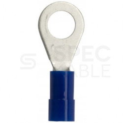 Końcówka oczkowa izolowana typ KC DIN 2,5mm2 / M5 miedziana cynowana galwanicznie niebieska 100szt.