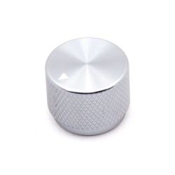 Aluminiowe pokrętło do potencjometru 20x15mm (srebrne)