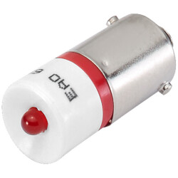 EAO 10-2H24.2052 LED single T3 1/4 BA9s red 130VAC 5mA half-wave rectification
