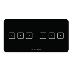 SINUM WSS-33m Włącznik sześciopolowy kolor czarny