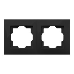 CARLA Ramka 2x czarna 1772-09