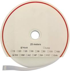 Taśma rzepowa do przyklejania na gorąco element z haczykami (D x S) 25000 mm x 16 mm biały FASTECH® T0101600000325 25 m