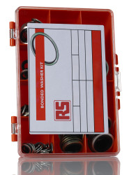 Zestaw uszczelniający RS PRO Nitryl Zestaw uszczelek samocentrujących BSP, wymiary calowe