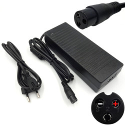 Ładowarka do hulajnogi 12mm 3pin 36V (42V 2A) rower, deskorolka, hoverboard