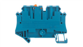 Złączka Przelotowa 4-Przewodowa Z Odłącznikiem Nożowym 4Mm2 Niebieska Ut...