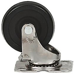 Koło samonastawne średnica kabla 125mm Płyta Revvo 120kg wysokość całkowita 155mm