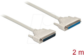 86883 Serial cable, D-Sub 37, plug/socket, 2 m