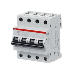 Wyłącznik nadprądowy MCB, Typ D, 4-biegunowy, 32A, 400V, ABB, S204L