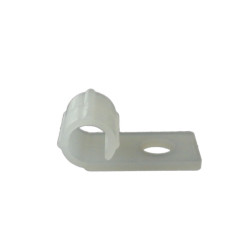 Spinka do kabli 6mm 21.2 x 10.3mm materiał: Nylon 66 Naturalny Spinka do kabli