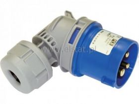 Wtyczka 230V, kątowa PCE 8013-6tt; 3p