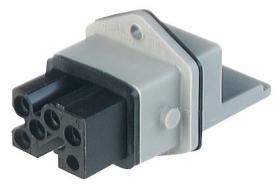 STAKEI 5 gniazdo do wbudowania, 5+PE, CRIMP, Hirschmann, 931694106, 931 694-106, STAKEI5