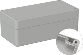 PC enclosure, (L x W x H) 160 x 80 x 60 mm, light gray (RAL 7035), IP66, 5U210900