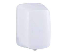 Pojemnik na ręczniki w rolach MERIDA HARMONY CENTER PULL biały-transparentny CHB101