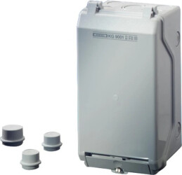 Obudowa pusta KG nieprzezr. IP 66 przy zast. dławnic AKM 136x253x115 KG 9001 IN 33001000