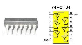 Układ cyfrowy 74HCT04
