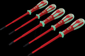 T49283PD DextroVDE Glo Phosphorescent Slim Screwdriver Set/5 PZ/SL