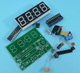 ZEGAR BIURKOWY LED 5V RED ZDSM 14mm WYS