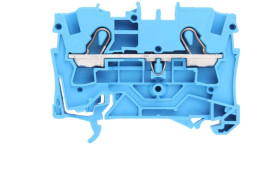Złączka szynowa 2-przewodowa 4mm2 niebieska 2004-1204 TOPJOBS