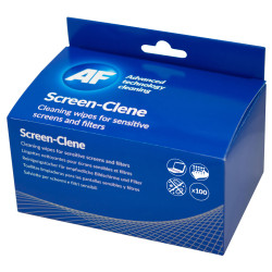 AF SCS100 Screen-Clene Anti-Static Screen &amp; Filter Cleaning Wipe - Box of 100