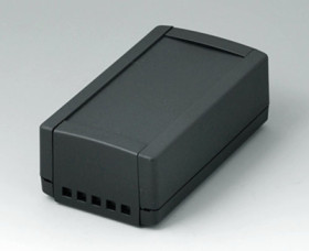 ABS enclosure, (L x W x H) 123 x 68 x 30 mm, black (RAL 9005), IP40, B1050469