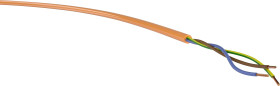 Przewód zasilania VER H07BQ-F 3G 1,5 Ri.100, H07BQ-F, 3 G 1.50 mm², pomarańczowy, 100 m