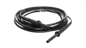Przewód Pomiarowy 5M Czarny Ekranowany 10Kv /Wtyki Bananowe/ Waprz005blbbe10k