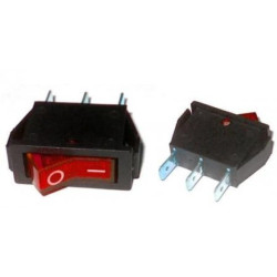 Łącznik wąski IRS-101-1B czerw.do wbud.16A 230V AC