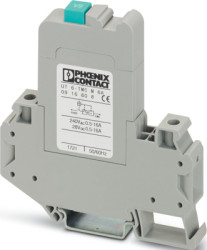 Circuit breaker, thermal-magnetic, 1 pole, 6 A, 240 V (AC), screw connection, DIN rail, IP40, 0916608