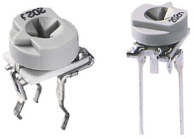 Potencjometr dostrojczy 100kΩ THT 0.3W Regulacja górna
