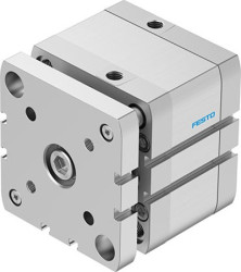 Siłownik kompaktowy skok: 20mm Festo Ø 80mm dwustronnego działania Action ADNGF-80-20-PPS-A