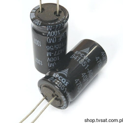 B41851-A9477 470uF 100V Electrolytic Vertical RADIAL EPCOS