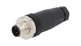 Złącze Okrągłe M12 Męskie Proste Nieekranowane 5Pin 60V Pg9 T4111002051-000