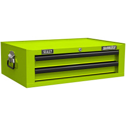 Sealey AP26029THV Superline PRO Mid-Box Tool Chest 2 Drawer - Green/Black