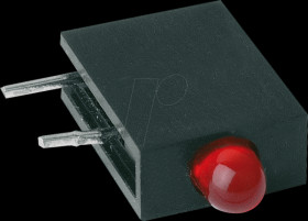 RTE3106R LED component RTE, red, Ø 3mm
