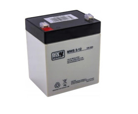 Akumulator VRLA AGM 12V 5Ah (żywotność 3-5lat) MWS5-12