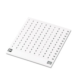 Karta oznacznika Karta znacznika SK Phoenix Contact Przyklejanie